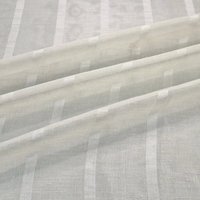 Gardinenstoff Streifen halbtransparent Aalst Streep Taupe
